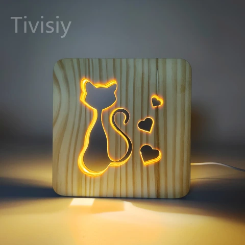 Love Cat Decorative Lamp
